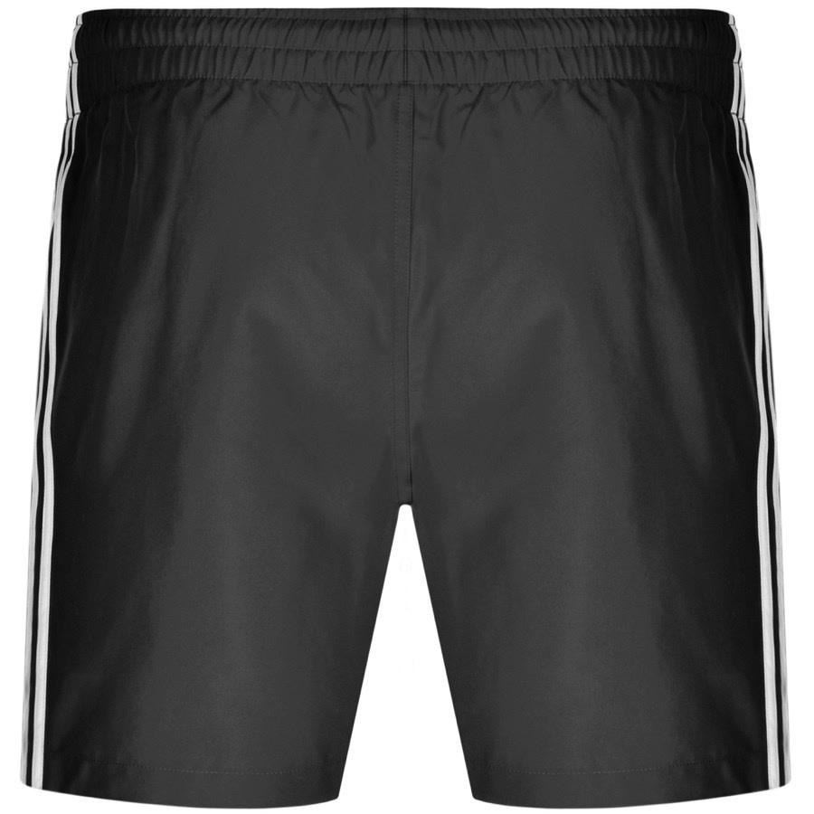 Alternative Image for Productadidas Originals 3 Stripes Swim Shorts Black2
